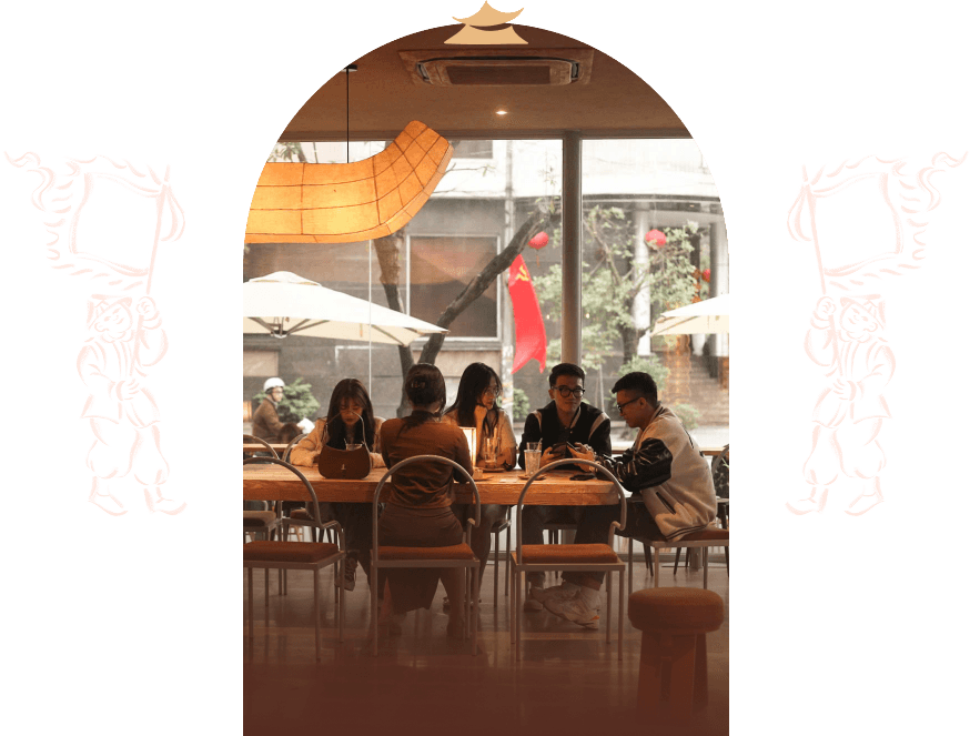 Không gian đậm chuyện