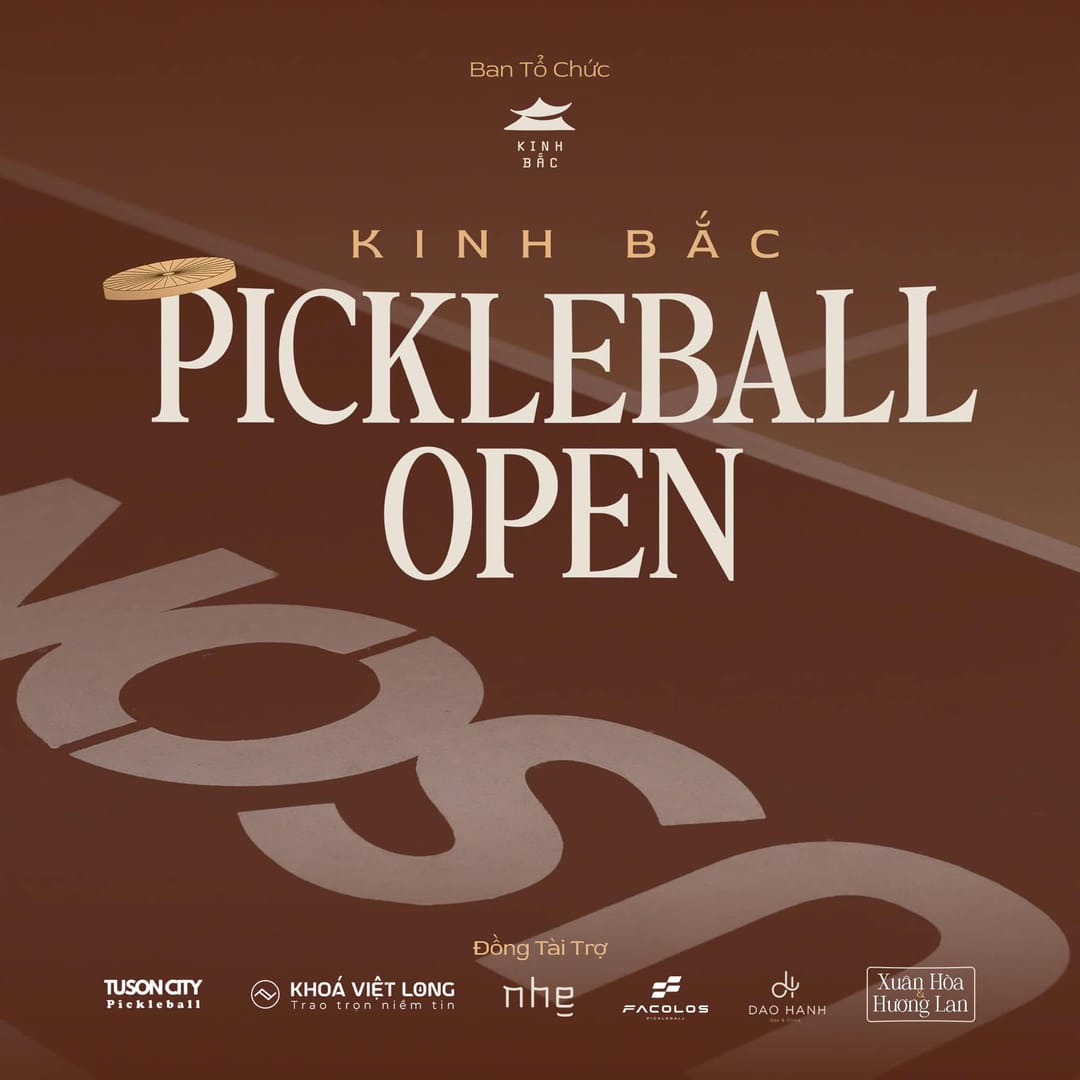 Kinh Bắc Pickleball Open 2025 – Giải Đấu Pickleball Đầu Tiên Tại Nhẹ Cafe